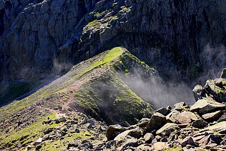 From the ascent to Scafell Pike
